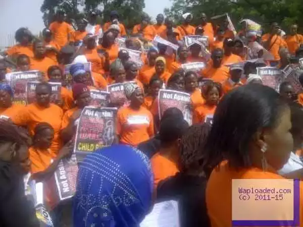 Photos: Women Storm Lagos Assembly Over Deaths Of Pregnant Women In Lagos Hospitals